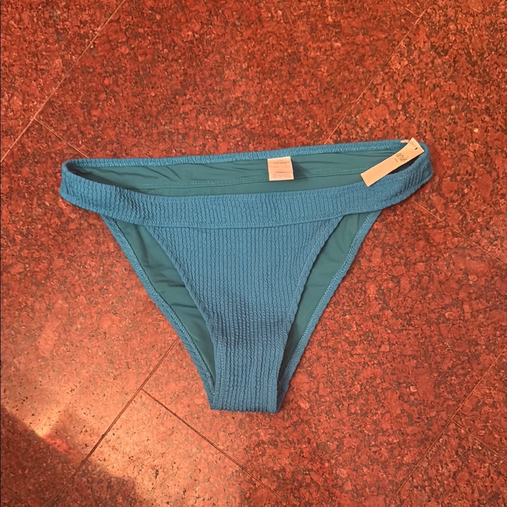 Aerie Cheeky Teal Swim Bottom